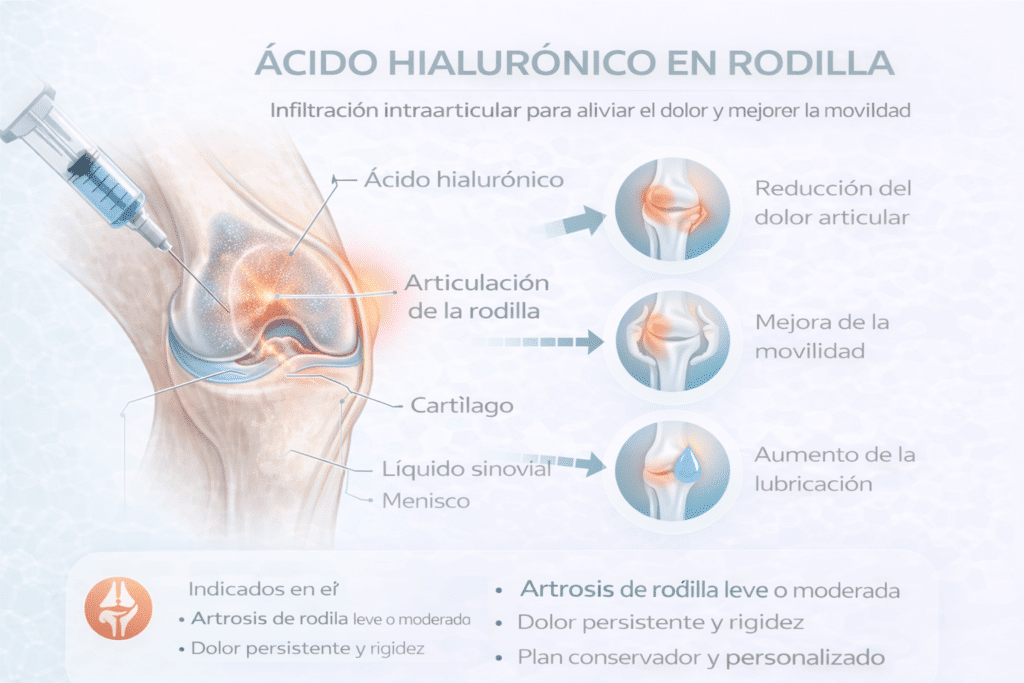 acido hialuronico en rodilla